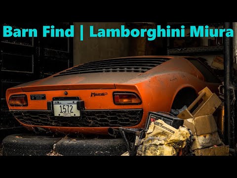 Barn Find | Lamborghini Miura Rescued - Abandoned over 30 years ago.
