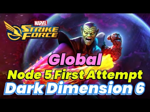 Dark Dimension 6: Node 5 Part 1: FIRST ATTEMPT! Baby Apoc DD6 Global | MARVEL Strike Force - F2P