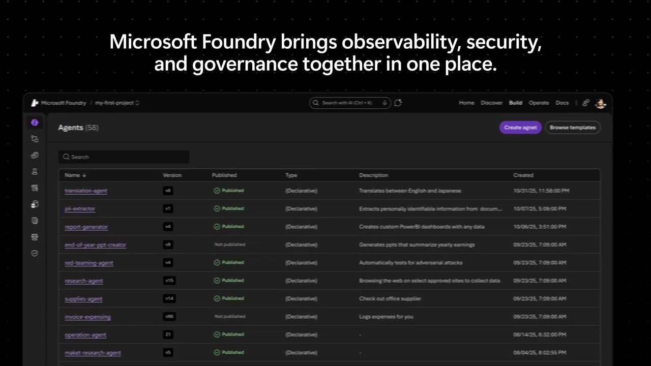 Announcing Control Plane in Microsoft Foundry