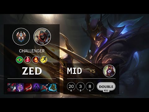 Zed Mid vs Lulu - BR Challenger Patch 10.19