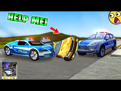 Funny Police Chase - Extreme Car Driving Racing 3D | Police Car Funny Moment