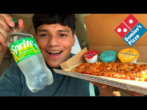 MUST TRY Domino's NEW Stuffed Cheesy Bread - Any Good?!?!