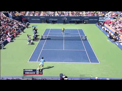 Roger Federer - Best Points @ US Open '12 - (HQ)