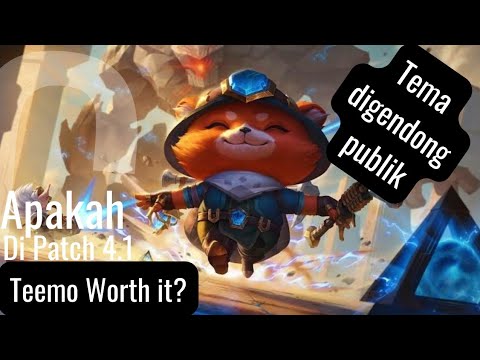 Teemo on patch 4.1 is out now!!! | LOL Wild Rift | Indonesia