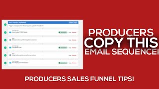 Producers! COPY this EMAIL SEQUENCE for your SalesFunnels (Selling Beats with Funnels 2020)