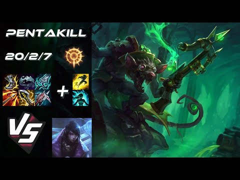 BOTTOM Twitch vs Aphelios [PENTAKILL] - EU Grandmaster Patch 14.8