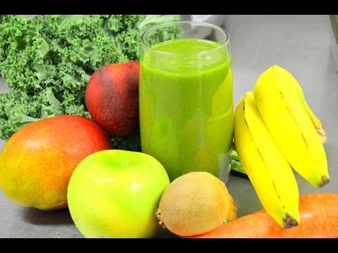 How To Make Healthy Green Smoothie กรีน สมูทตี้เพื่อสุขภาพจ้า