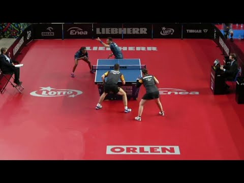 S. Gauzy/Prithika Pavade vs  P. Franziska/Petrissa Solja | European Championships 2021 (1/4)