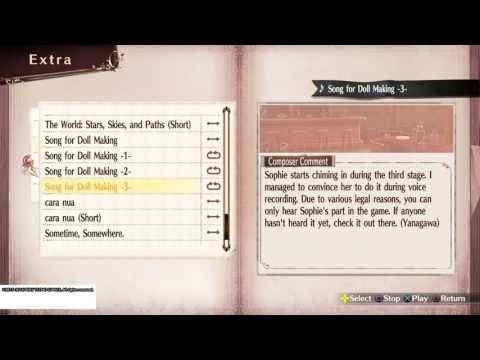 Atelier Sophie Song for doll making 3 with Sophie vocals