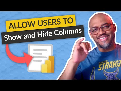 Allow users to Show and Hide columns in a Power BI Paginated report! Allow users to Show and Hide columns in a Power BI Paginated report!
