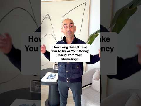 How long does it take you to make your money back from your marketing?
