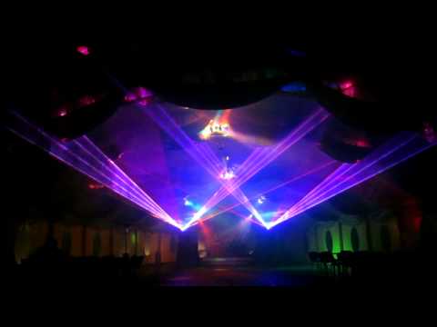 RGB Laser Show with Pangolin Quick Show Faithless - Insomnia