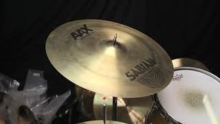 Video thumbnail for Used Sabian 17" AAX Studio Crash - 1294g by The Drum Shop - Portland, Maine