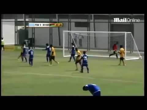 [ HIGHLIGHT ] Micronesia 0 vs 46 Vanuatu - Pacific Games Minnows Conceded 114 Goals in Three Games