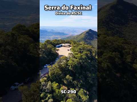SERRA DO FAXINAL na divisa do RS com SC #sul #serradofaxinal #cambaradosul #sc290 #serracatarinense