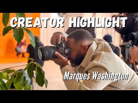 Creator Highlight: Marques Washington | Capturing Emotion Through Portrait Photography