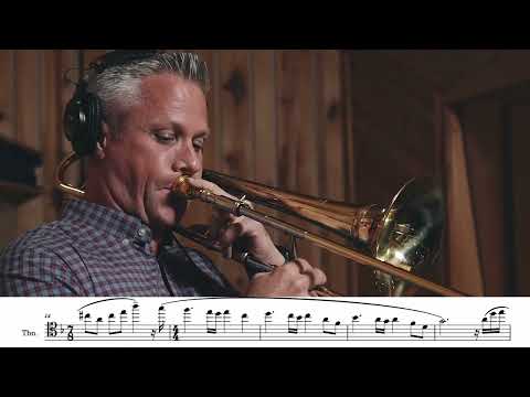 "Sin Filtro" Brass ensemble - Marshall Gilkes intro (transcription)