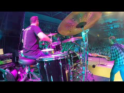 Luke Combs "Lovin On You"- Jake Sommers Drum Cam LIVE from Springfield Missouri.