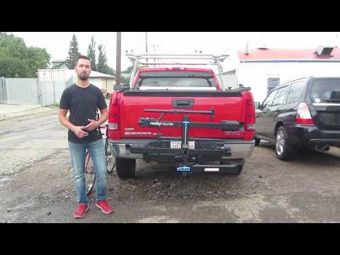 RockyMounts BackStage Platform Style Swing Away Hitch Bike Rack Demo Video
