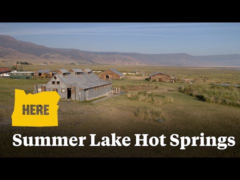 Summer Lake Hot Springs offers a place to soak under the stars