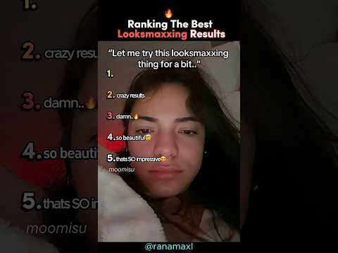 Ranking The Best Looksmaxxing Results EVER 🤯 #looksmaxxing