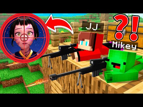 Why Mikey and JJ hunting on Zoey K-pop Demon in Minecraft !? - Maizen