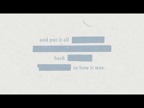 Back To How It Was - China Bears (Official Lyric Video)
