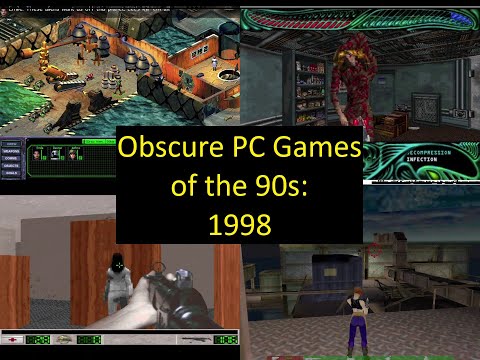 100 Obscure PC Games of the 1990s (Part 9: 1998) ...in 10 Minutes! [TURN ON SUBTITLES]