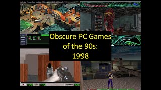 100 Obscure PC Games of the 1990s (Part 9: 1998) ...in 10 Minutes! [TURN ON SUBTITLES]