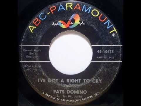Fats Domino - I've Got A Right To Cry - April 21, 1963