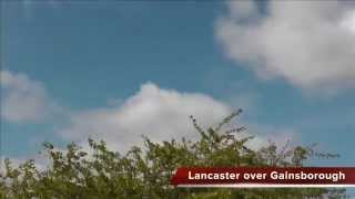preview picture of video 'Lancaster over Gainsborough Lincolnshire in commemoration of the Dam Busters Raid 1943'