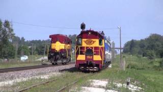 preview picture of video 'ČME3-4208 with special train arriving at Kohtla station'