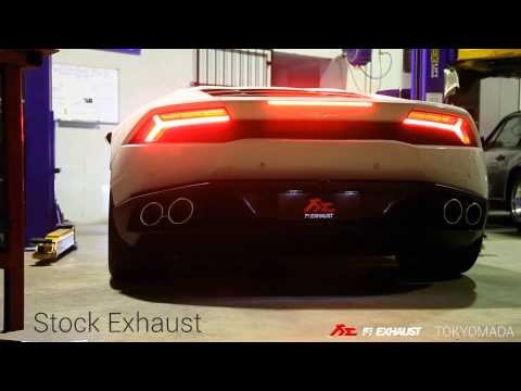 Lamborghini Huracan LP610-4 OEM Factory vs. Valvetronic Fi EXHAUST sound check!