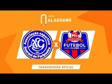 Guarani de Paripueira x M10 Rio Largo - ALAGOANO SUB 20 - 6ª RODADA