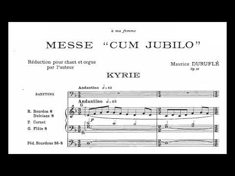 Maurice Duruflé - Messe cum jubilo, Op. 11