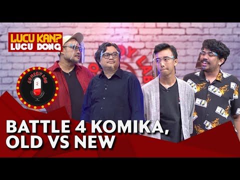 BATTLE 4 KOMIKA OLD VS NEW!!! Isman-Irvan Karta Vs Rispo-Fajar Nugra - COMEDY LAB (Bag 1)