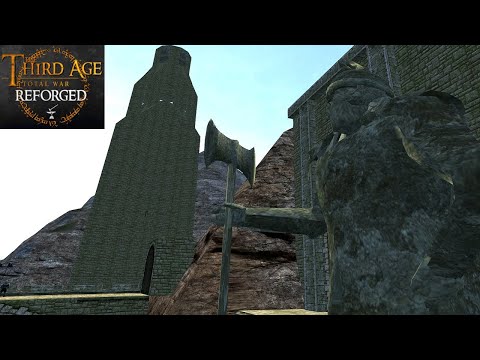 THE HORNBURG, HELM HAMMERHANDS FORTRESS (Siege Battle) - Third Age: Total War (Reforged)
