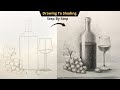How To Draw Still Life With Pencil Shading Step By Step Drawing For Beginners Object Drawing