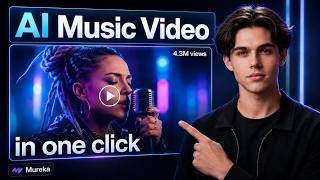 I Made a Full AI Music Video from a Song | Mureka AI Tutorial