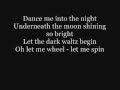 Dark Waltz - Hayley Westenra (Lyrics) 