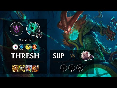 Thresh Support vs Rakan - KR Master Patch 11.23