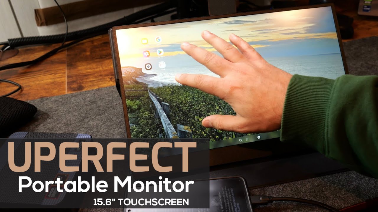 Miniatura da avaliação em vídeo de Monitor Portátil 15,6" FHD 1080P IPS USB-C/HDMI