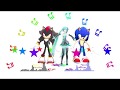 MMD Sonic Shadow Miku Caramelldansen 1440p60fps
