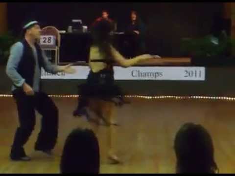 Mike & Annysha. Ceroc Chch champs 2011 ADV A Spotlight Dance