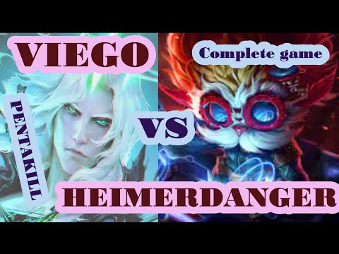 VIEGO vs HEIMERDANGER 2021  complete game PENTAKILL  League of Legends lol