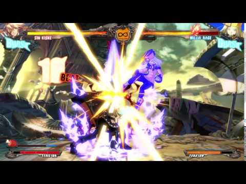 Guilty Gear Xrd -Revelator- Sin bnb vs Millia