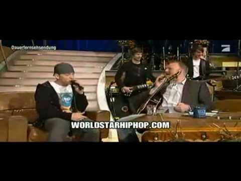 Eminem TV Total Freestyle feat Stefan Raab Zucker im Kaffe