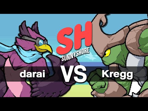 Sunnyshore 2022 WR3 Pools -  darai (Wrastor, Zetterburn) Vs. Kregg (Kragg) RoA - Rivals of Aether
