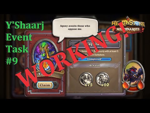 Y'Shaarj Event Task 9 : Tag Team : Hearthstone Mercenaries