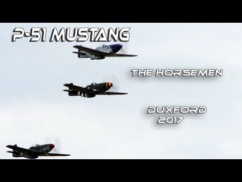 4Kᵁᴴᴰ 4K UHD The Horsemen  P-51 Mustangs  Duxford Airshow  Flying Legends 2017  HD  hq